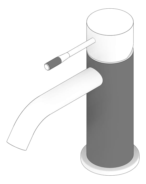 3D Documentation Image of Mixer Basin Nero Opal