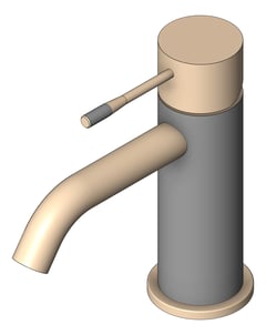 3D Shaded Image of Mixer Basin Nero Opal
