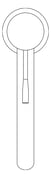 Plan Image of Mixer Basin Nero Opal Tall