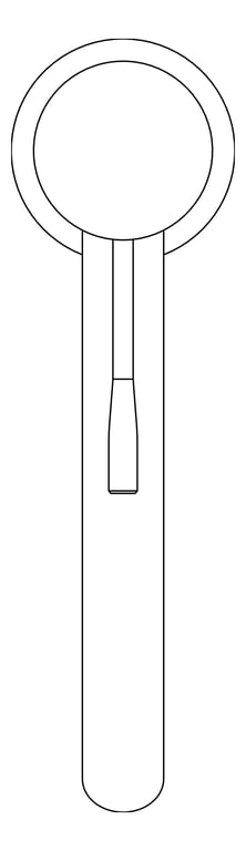 Plan Image of Mixer Basin Nero Opal Tall