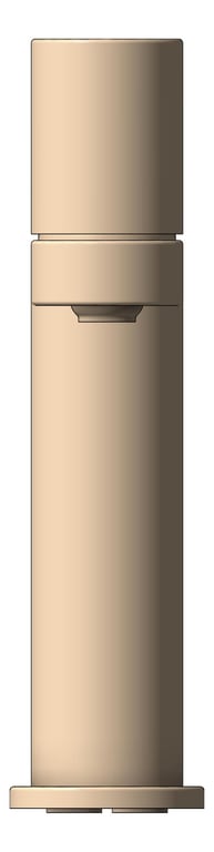 Front Image of Mixer Basin Nero Pure