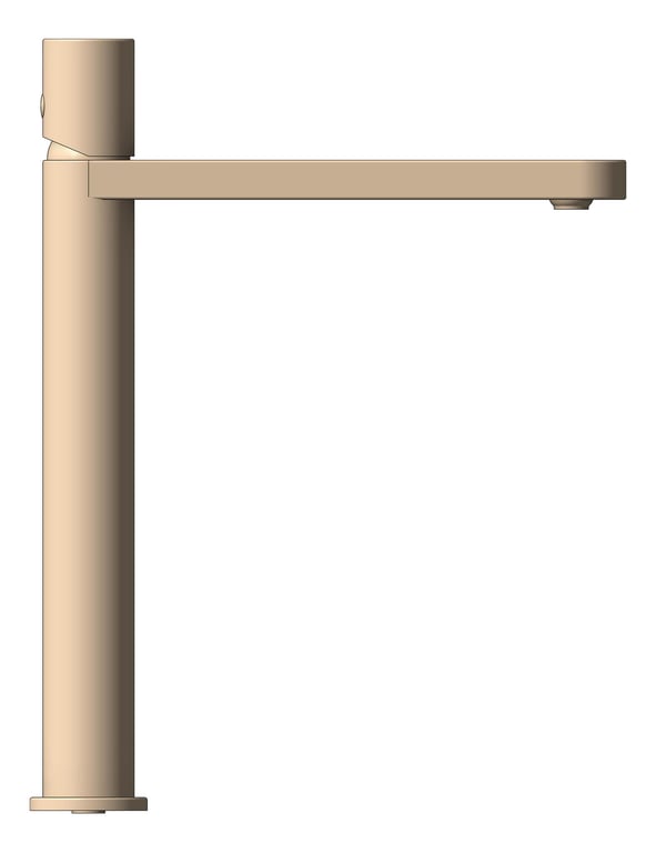 Left Image of Mixer Basin Nero Pure Tall