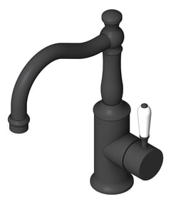 3D Shaded Image of Mixer Basin Nero York HookSpout