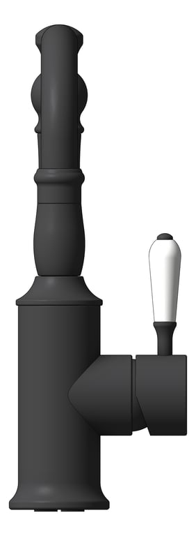 Front Image of Mixer Basin Nero York HookSpout