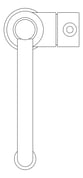 Plan Image of Mixer Basin Nero York HookSpout