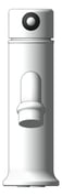 Front Image of Mixer Basin Nero York Straight