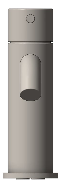 Front Image of Mixer Basin Nero Zen