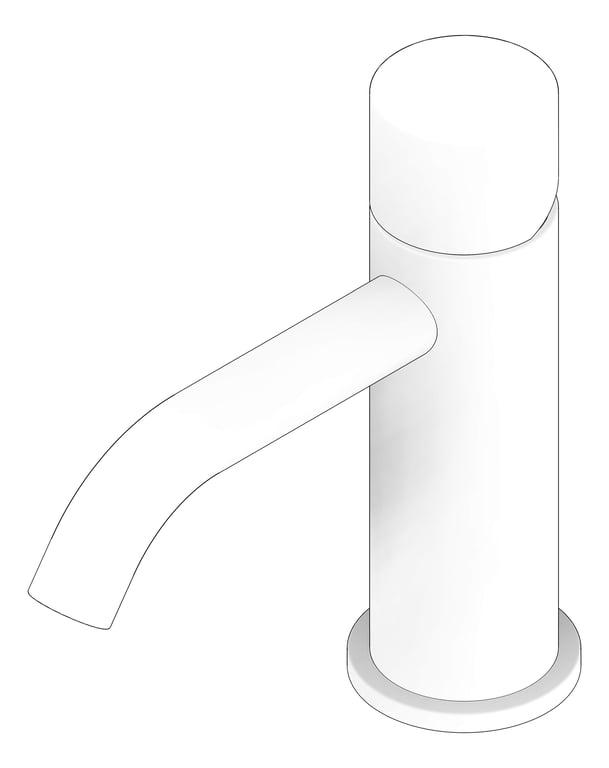 3D Documentation Image of Mixer Basin Nero Zen Handless