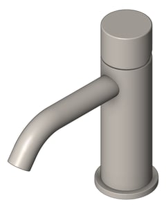 3D Shaded Image of Mixer Basin Nero Zen Handless