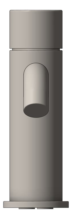 Front Image of Mixer Basin Nero Zen Handless