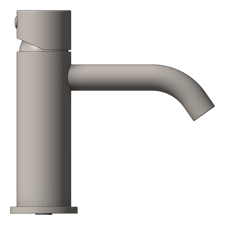 Left Image of Mixer Basin Nero Zen Handless