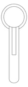 Plan Image of Mixer Basin Nero Zen