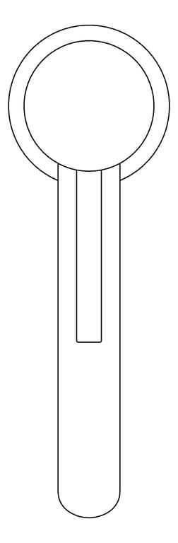 Plan Image of Mixer Basin Nero Zen