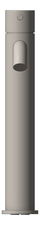 Front Image of Mixer Basin Nero Zen Tall