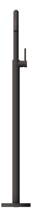 Front Image of Mixer Freestanding Nero Mecca Dolce Bath