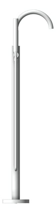 Left Image of Mixer Freestanding Nero Mecca Dolce Bath Handshower