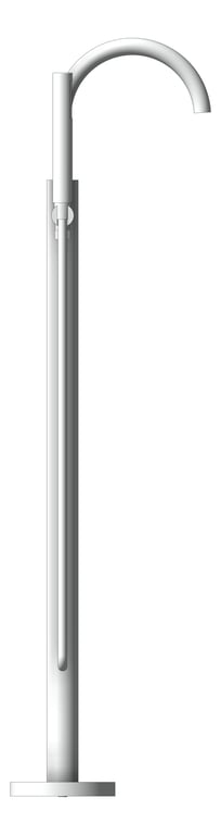 Left Image of Mixer Freestanding Nero Mecca Dolce Bath Handshower