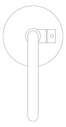 Plan Image of Mixer Freestanding Nero Mecca Dolce Bath
