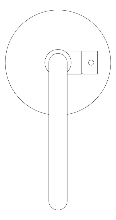 Plan Image of Mixer Freestanding Nero Mecca Dolce Bath