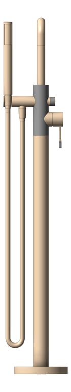 Front Image of Mixer Freestanding Nero Opal HandShower