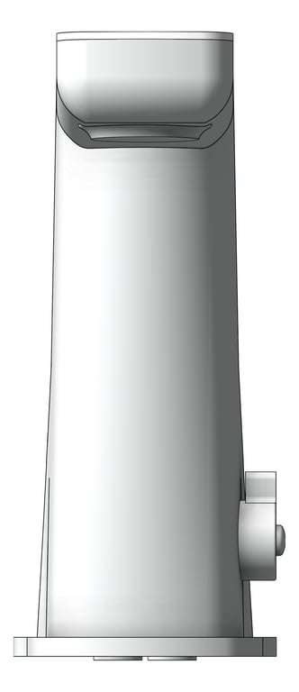 Front Image of Mixer Hob Nero Claudia Sensor BlackTopDisplay