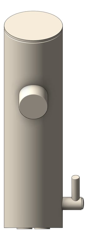 Front Image of Mixer Hob Nero Commercial Sensor