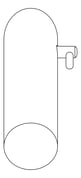 Plan Image of Mixer Hob Nero Commercial Sensor
