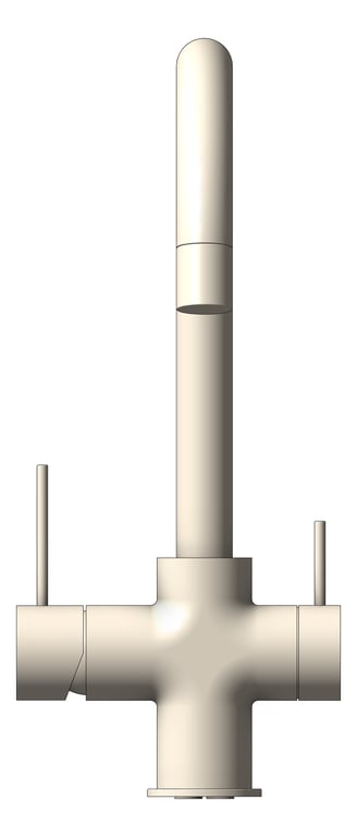 Front Image of Mixer Hob Nero Mecca 3WayFiltered