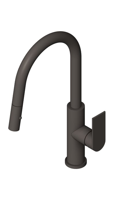 Mixer Kitchen Nero Bianca PullOut Sensor