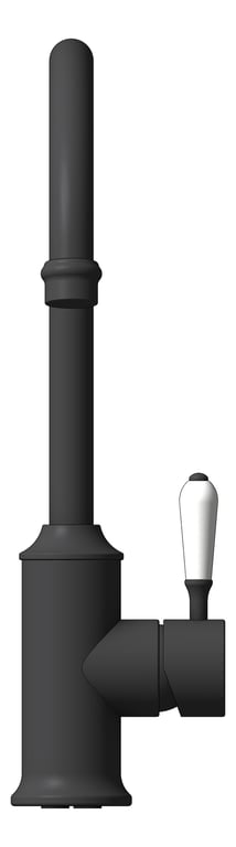 Front Image of Mixer Kitchen Nero York Gooseneck