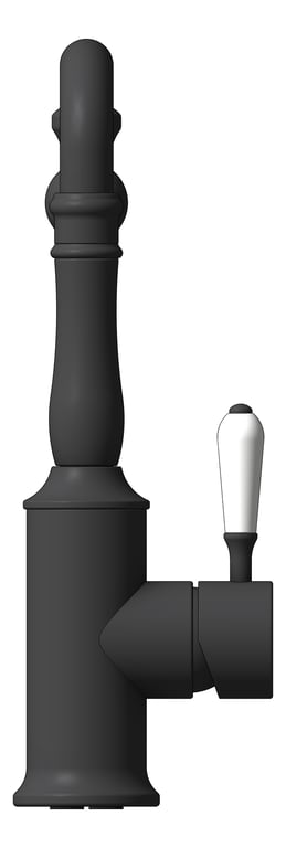 Front Image of Mixer Kitchen Nero York HookSpout