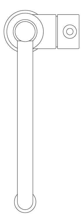 Plan Image of Mixer Kitchen Nero York HookSpout