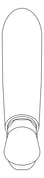 Plan Image of Mixer Pillar Nero PushButton