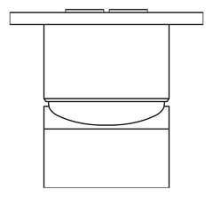 Plan Image of Mixer Shower Nero Elgin BackPlate Square