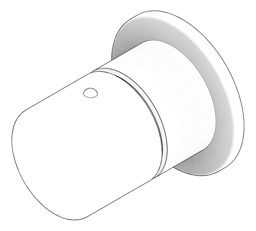 3D Documentation Image of Mixer Shower Nero Pure