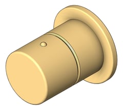 3D Shaded Image of Mixer Shower Nero Pure