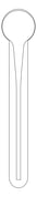 Plan Image of Mixer Sink Nero ClassicCare ExtendedHandle