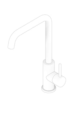 3D Documentation Image of Mixer Sink Nero DolceII SquareSpout