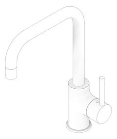 3D Documentation Image of Mixer Sink Nero Dolce Kitchen Square