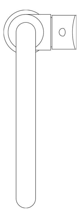 Plan Image of Mixer Sink Nero Elgin II