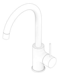 3D Documentation Image of Mixer Sink Nero Mecca Kitchen
