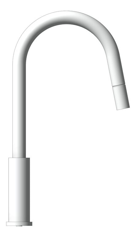 Left Image of Mixer Sink Nero Mecca PullOut VeggieSpray