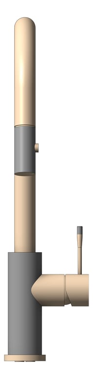 Front Image of Mixer Sink Nero Opal VeggieSpray PullOut