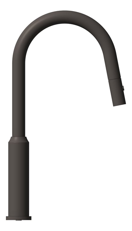 Left Image of Mixer Sink Nero Pearl PullOut VeggieSpray