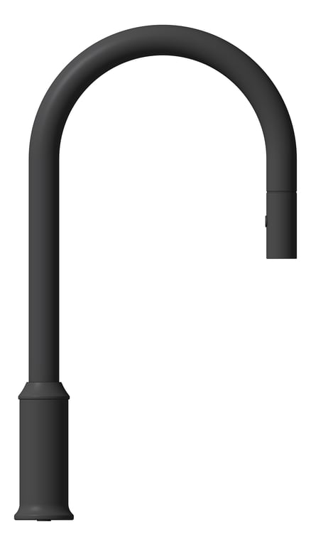 Left Image of Mixer Sink Nero York PullOut VeggieSpray