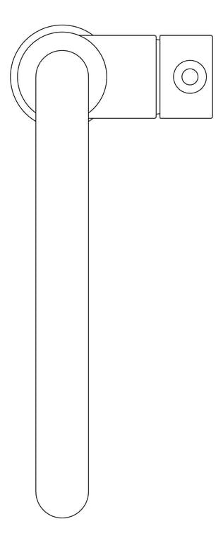 Plan Image of Mixer Sink Nero York PullOut VeggieSpray