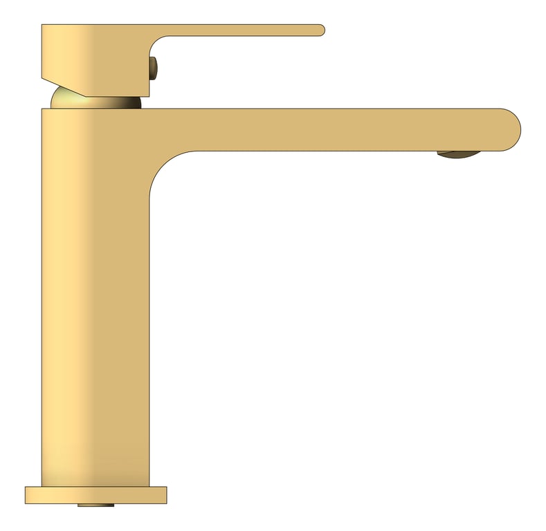 Left Image of Mixer Wall Nero Bianca