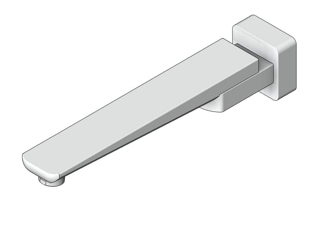 Spout Bath Nero Elgin Swivel
