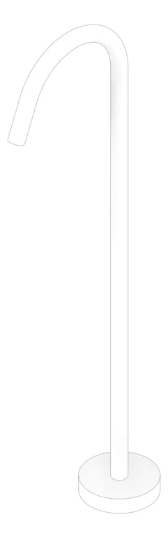 3D Documentation Image of Spout Freestanding Nero Mecca Bath