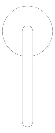 Plan Image of Spout Freestanding Nero Mecca Bath